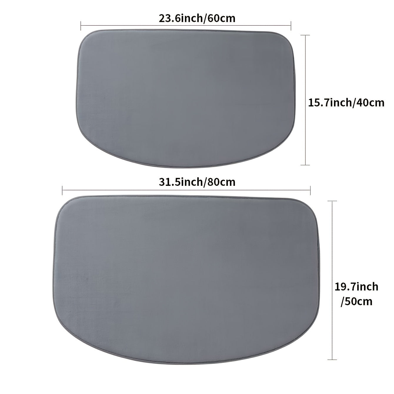 Quick Dry Absorbent Bathroom Rugs Dirt Resistant Mats