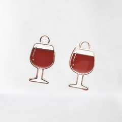 2 Pack Wine Glass Drip Oil Jewelry Accessories