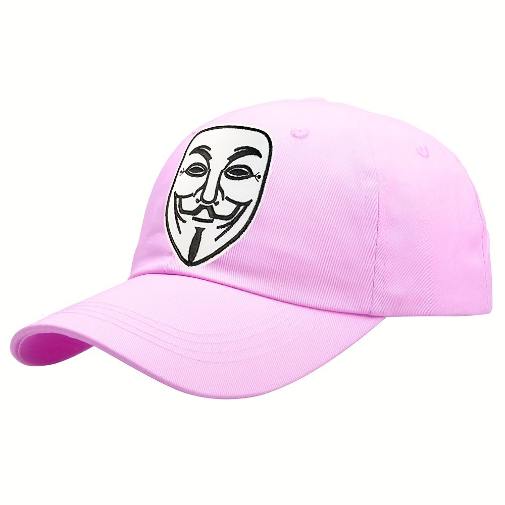 Cartoon Character Face Embroidered Baseball Cap