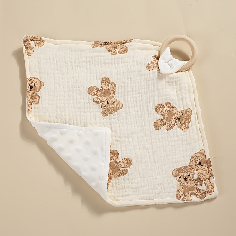 Baby Comfortable Soothing Towel Hanging Bib Touchable Scarf