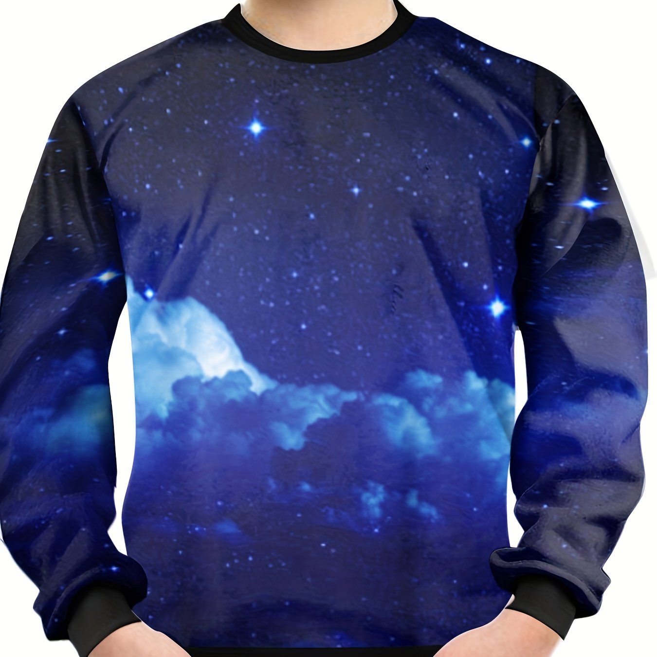Cartoon Pattern Kids Sweatshirt Boy's Clothes Gift