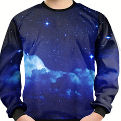 Cartoon Pattern Kids Sweatshirt Boy's Clothes Gift