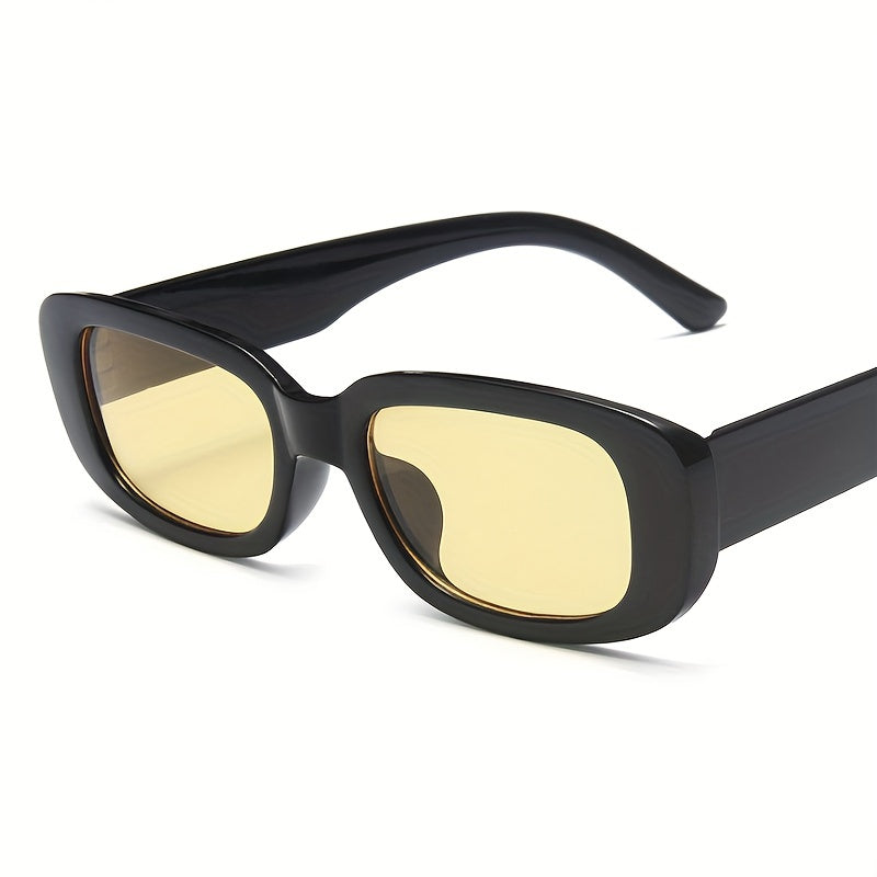 Y2K Rectangle Sunglasses Beach Party Club UV400