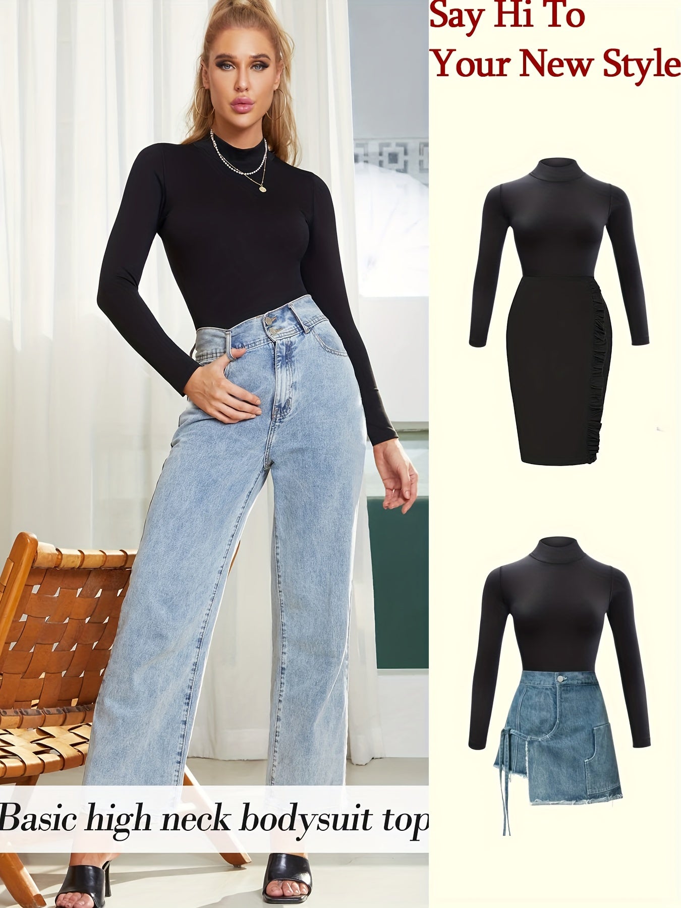 Seamless Shaping Bodysuit Long Sleeve Tummy Control Slimming Body Shaper