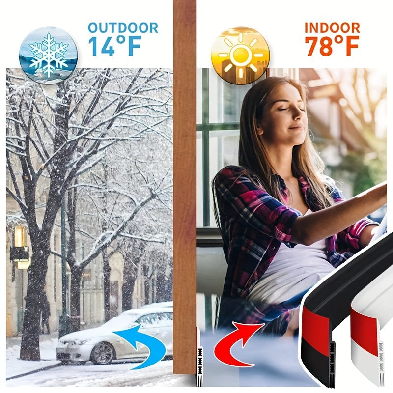 Silicone Door Draft Stopper Under Door Blocker Insulator