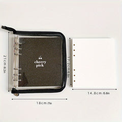 Flash Zipper Journal Diary Notebook - Blank Square Diary