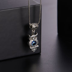 Eye Pendant Necklace Evil Eye Necklace Metal Chains Necklace