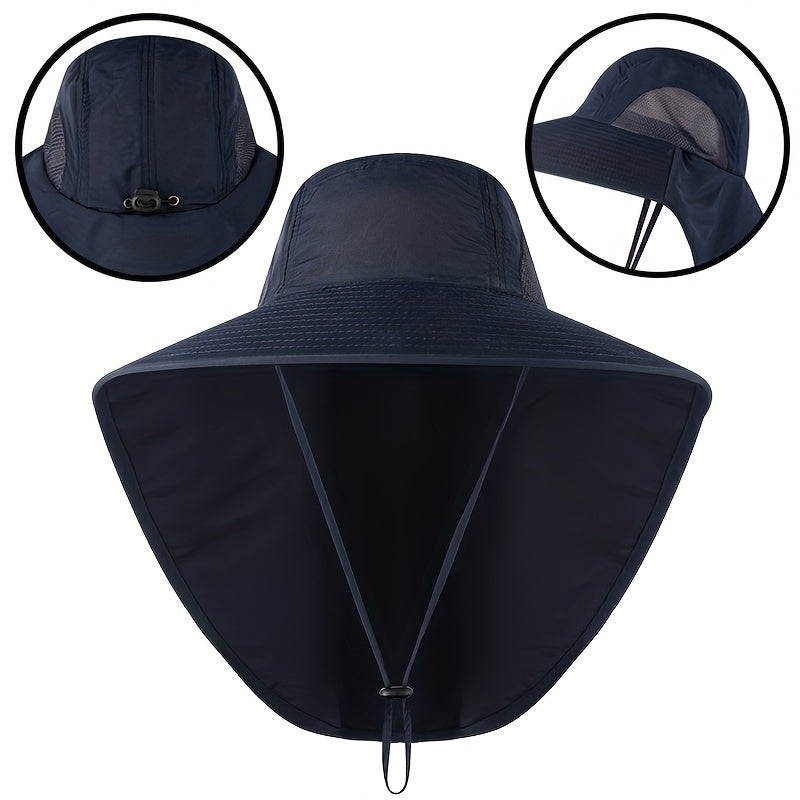 Outdoor Bucket Hat Men's Women's Summer Sunscreen UV Protection Fishing Hat