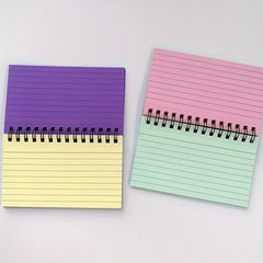 2pcs Spiral Notebook Portable Student Journal Notebook Student Office