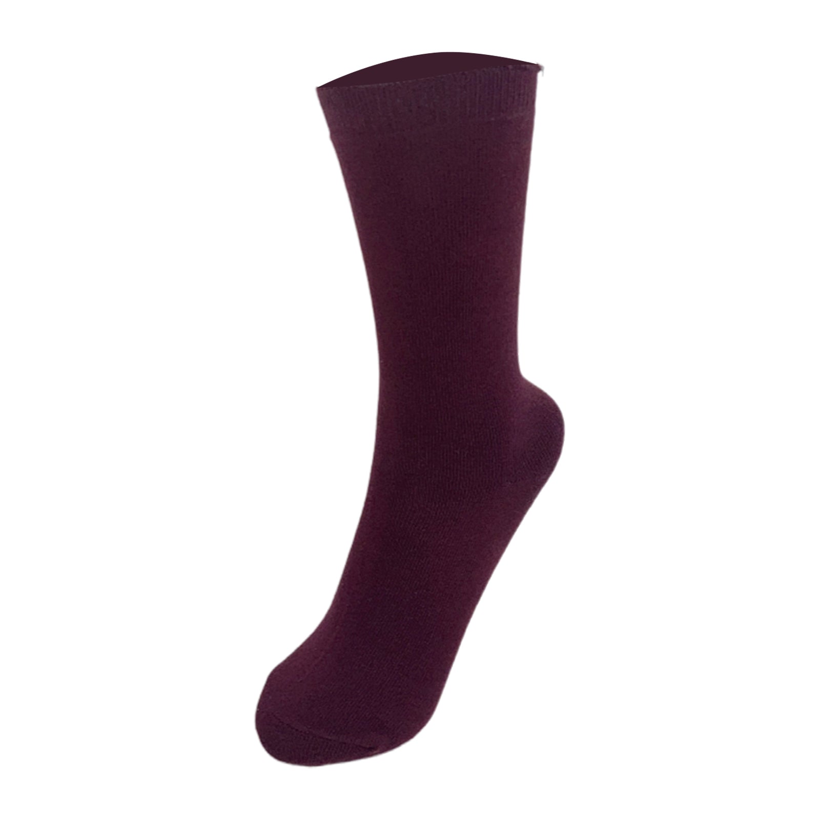 Women's Casual Solid Sports Socks - Comfortable & Breathable Mid Tube Crew Socks