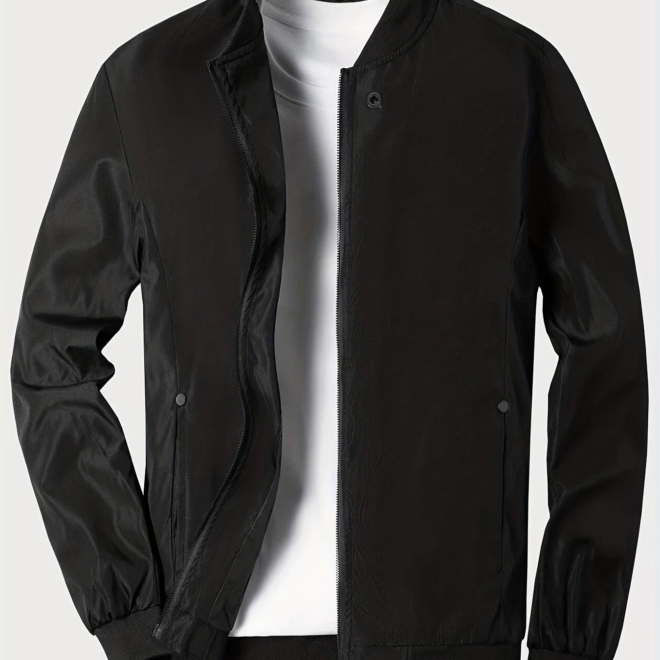 Men's Zipper Jacket Windbreaker Windproof Coat