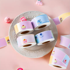 Cartoon Student Name Sticker Self-adhesive Waterproof Tear-resistant Memo
