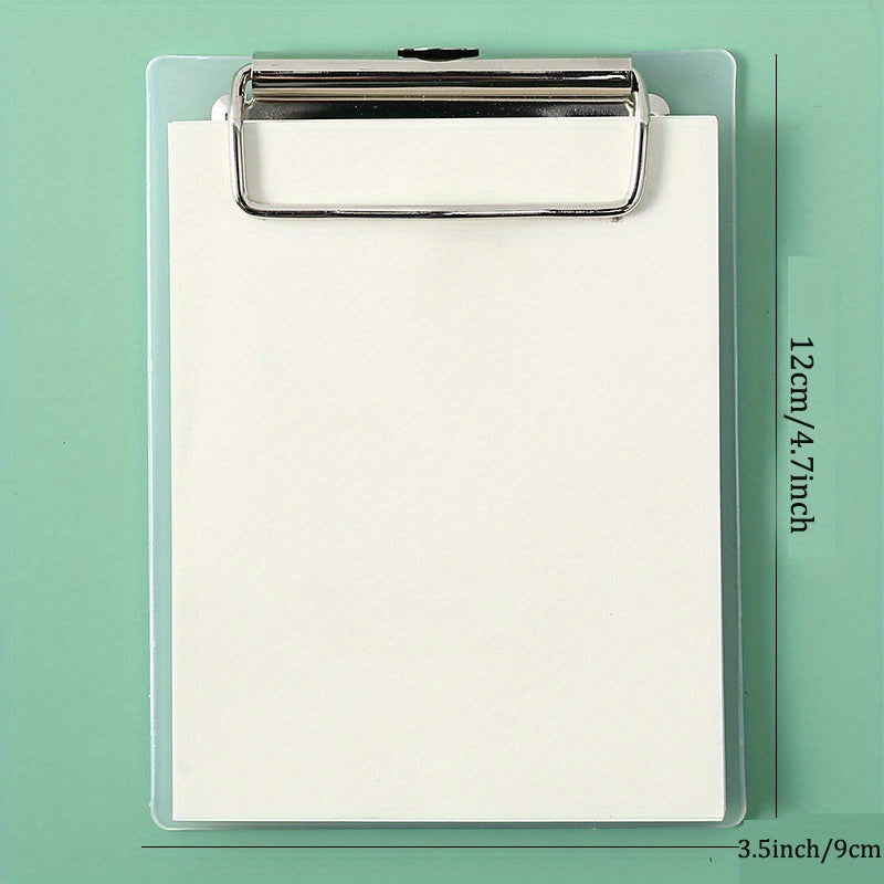 Mini Clipboard Notepad - Great for Small Pockets, Nurses, Students, Office