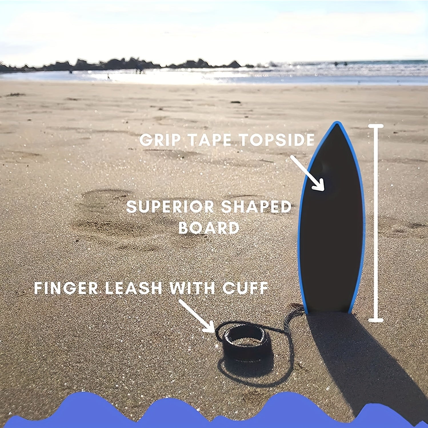 Mini Finger Surfboard Fun Toy for Kids Surfers Christmas Halloween