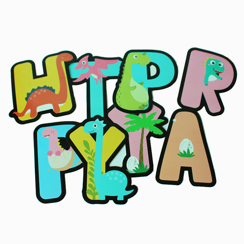 Kids Party Animal Pull Flag