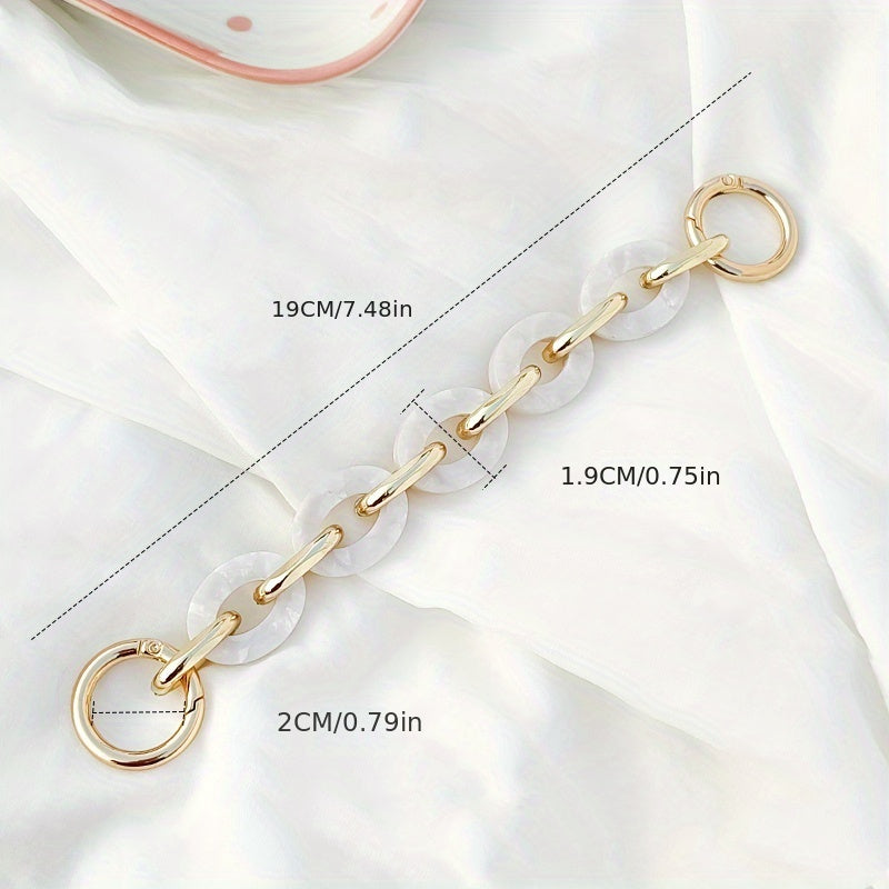Acrylic Chain Extension for Men's Bag