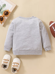 Baby Boy's Graphic Long Sleeve Crew Neck Sweatshirt