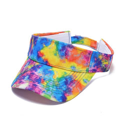 Adjustable Tie Dye Sun Shade Hat for Outdoor