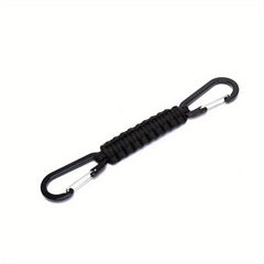 Outdoor Umbrella Rope Braided Double end Buckle Backpack Key Hanging Carabiner