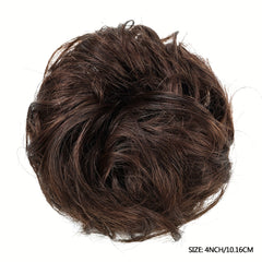 16 Cm Brazilian Human Hair Messy Bun Chignon Extensions