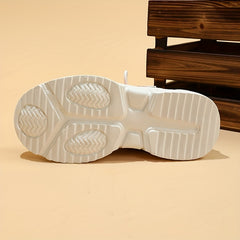 Women's Mesh Platform Sneakers Lace Up Casual Outdoor Shoes