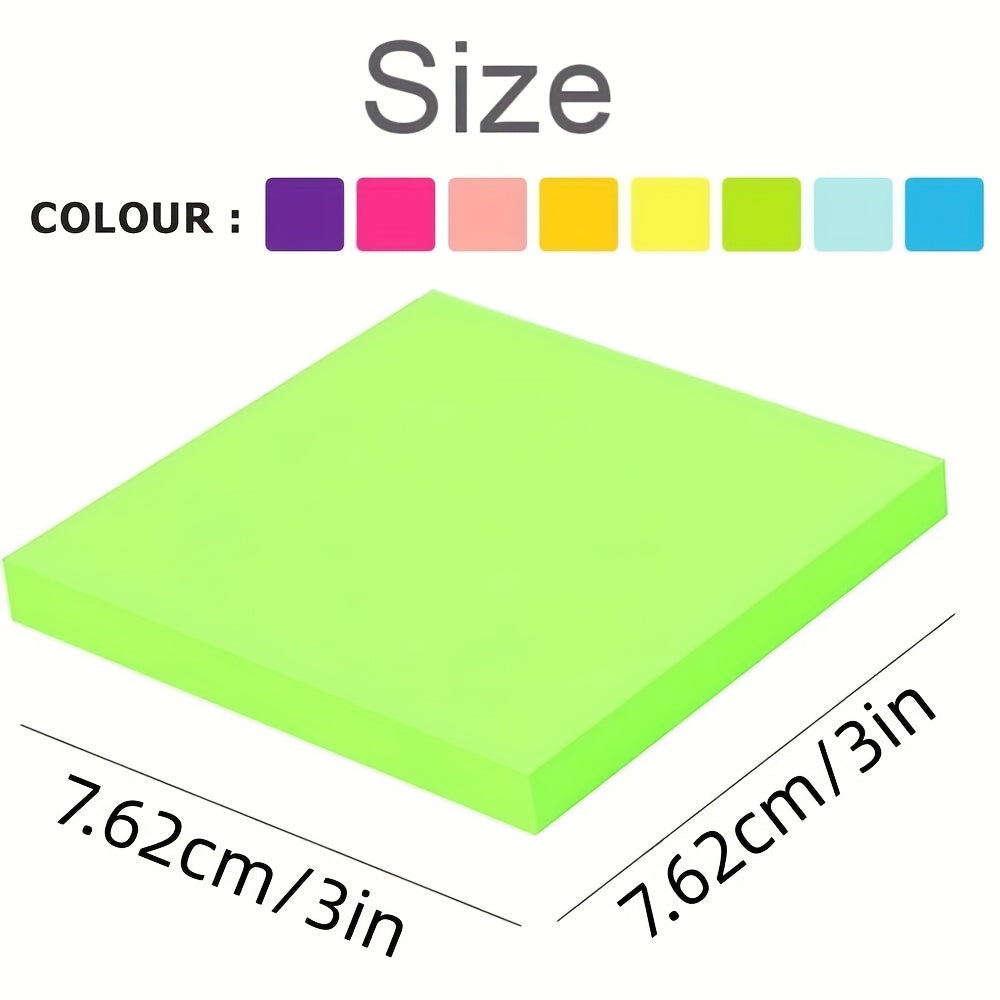 Purple Sticky Notes 7 62x7 Self Stick Bright Colors Sticky Notes