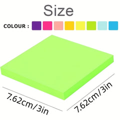 Purple Sticky Notes 7 62x7 Self Stick Bright Colors Sticky Notes