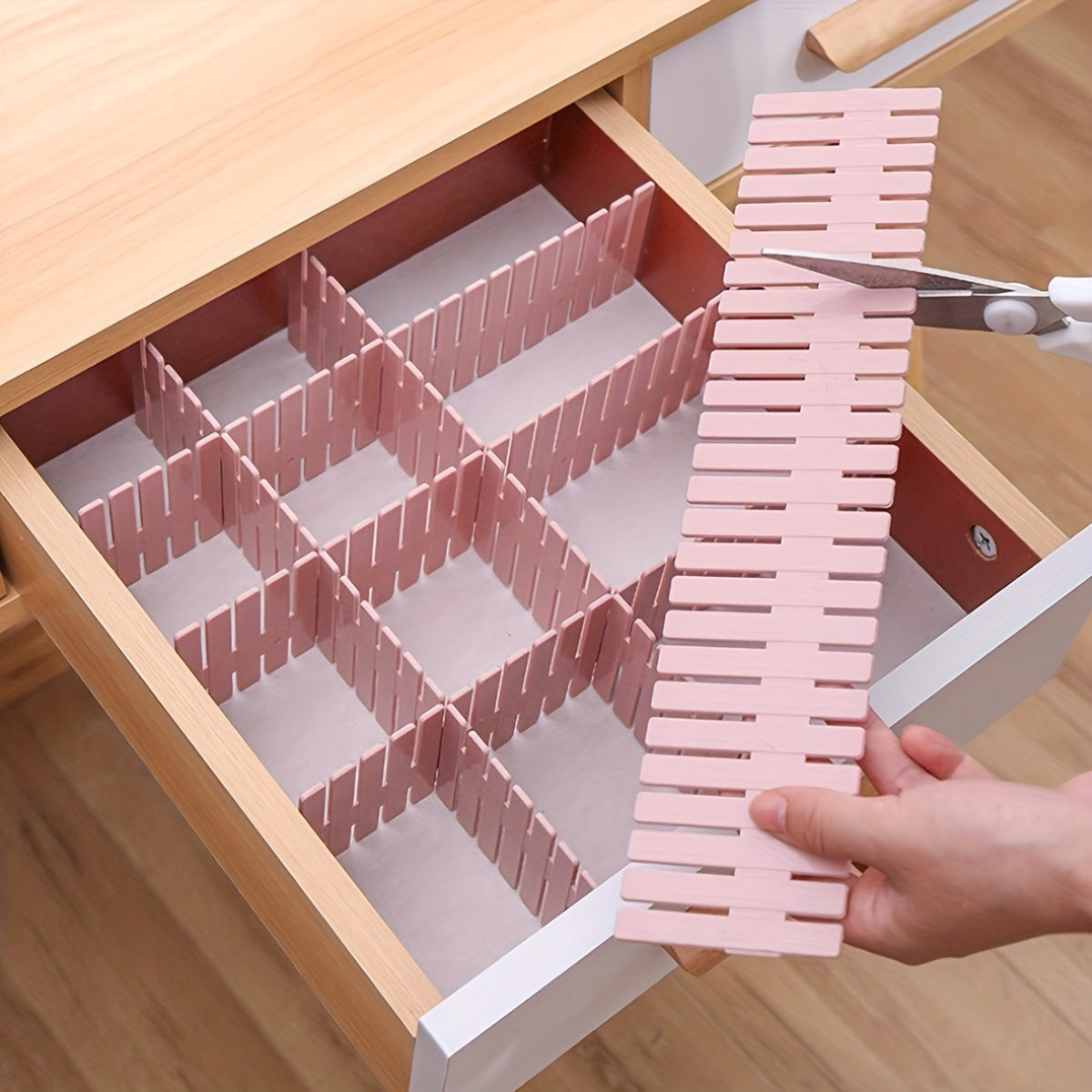 4pcs Plastic Drawer Dividers for Organizing Your Home