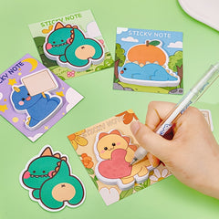 Dinosaur Sticky Notes Journal Memo Paper