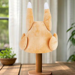 Interactive Turkey Hat w/ Moving Eyes & Flapping Wings Plush Feathers Brown