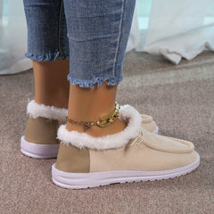 Women's Non slip Warm Sneakers Low Top Sport Shoes