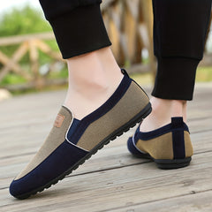 Men's Canvas Slip On Loafers - Assorted Colors