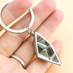Creative Boat Shaped Keychain Metal Key Rings