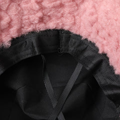 Winter Hairy Bucket Hat for Women - Outdoor Casual Style