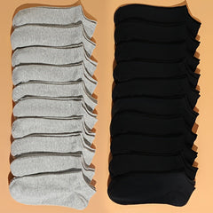 30 Pairs Women's Low Cut Ankle Socks Soft & Lightweight Solid Stockings