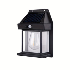 Solar Wall Light Outdoor Waterproof Tungsten Lamp Induction Garden Light
