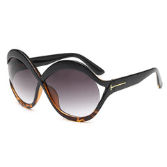 Vintage Oversize Frame Lady Sunglasses