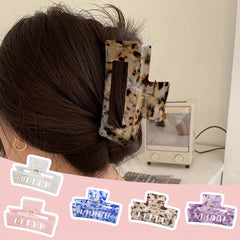Acetic Acid Square Claw Hair Clip 4 1in - Hair Accessories For Women