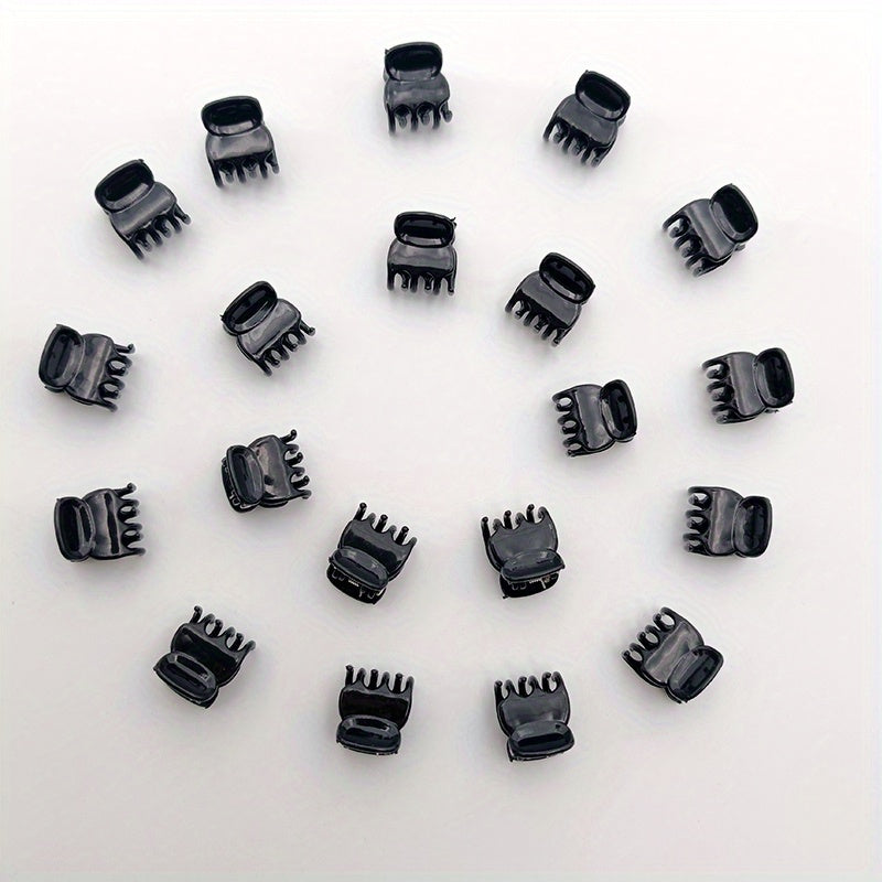 20pcs Small Grab Clip Plastic 1 inch