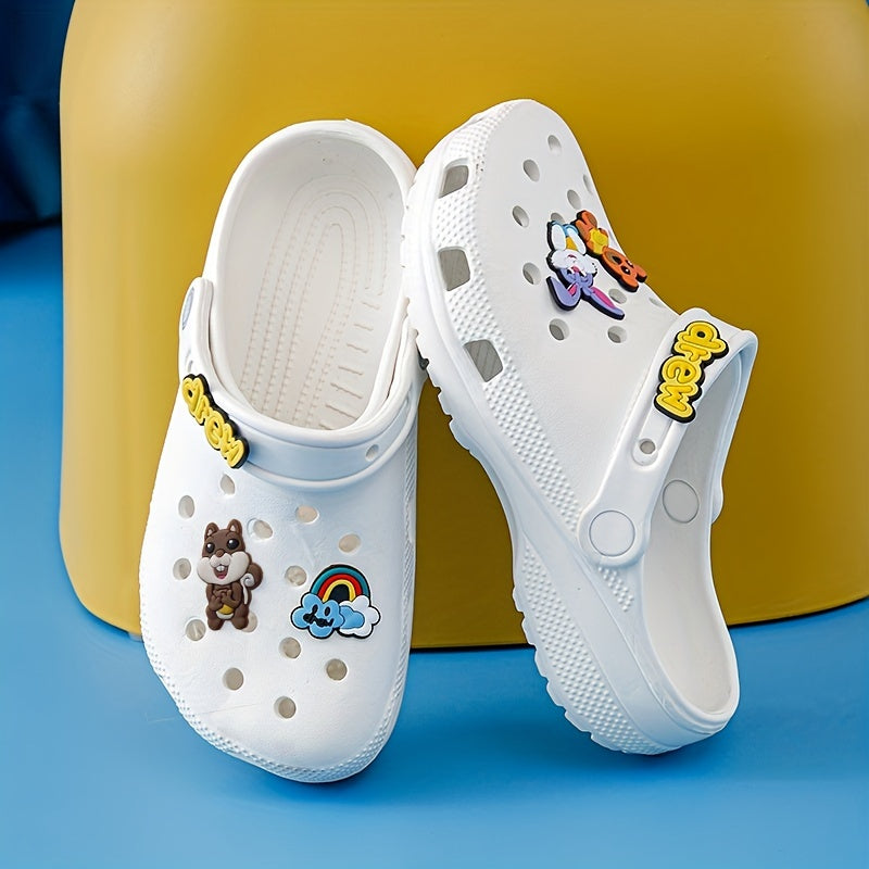 Women's Cartoon Decor Clogs Slip On Shoes