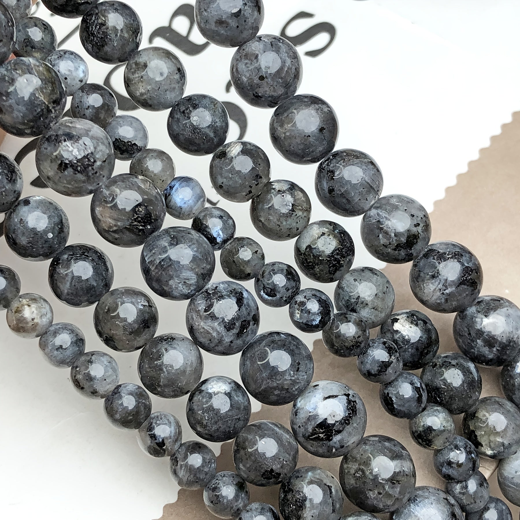 Labradorite Bead Round Loose Spacer Beads 6 8 10mm