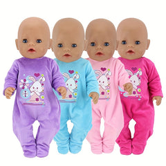 Colorful Doll Clothes 17 Inch 43Cm Dolls Onesie Outfit Separately