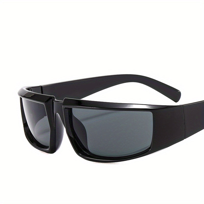 Y2K Wrap Around Sunglasses Futuristic Outdoor Eyewear UV400