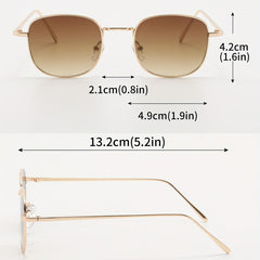 Square Polarized Sunglasses for Men Women UV400