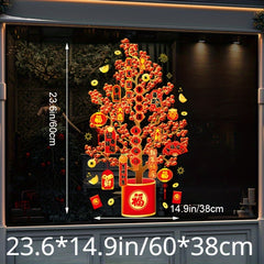 Chinese Window Stickers Year Display Clings Glass Decoration