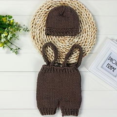 Newborn Boys Crochet Outfit for Photo Shoots