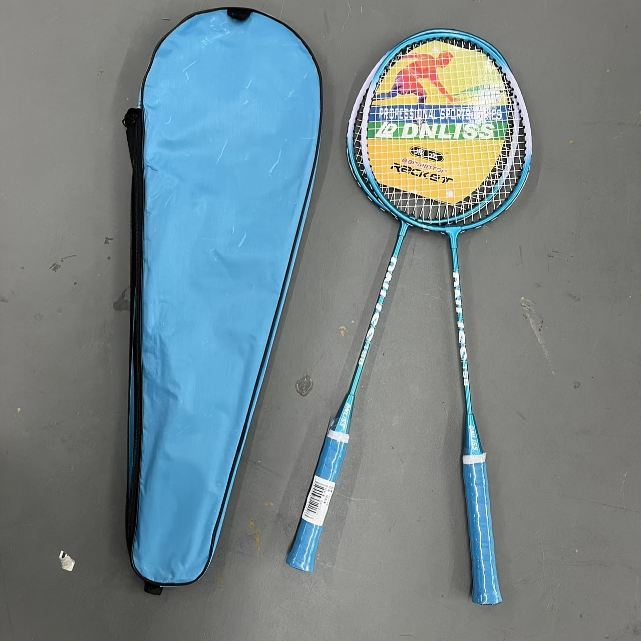 2pcs Aluminium Alloy Badminton Rackets for Training