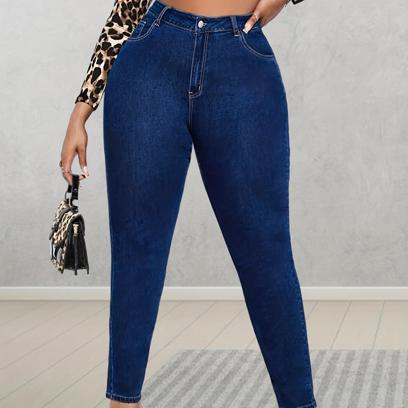  High Rise Skinny Jeans