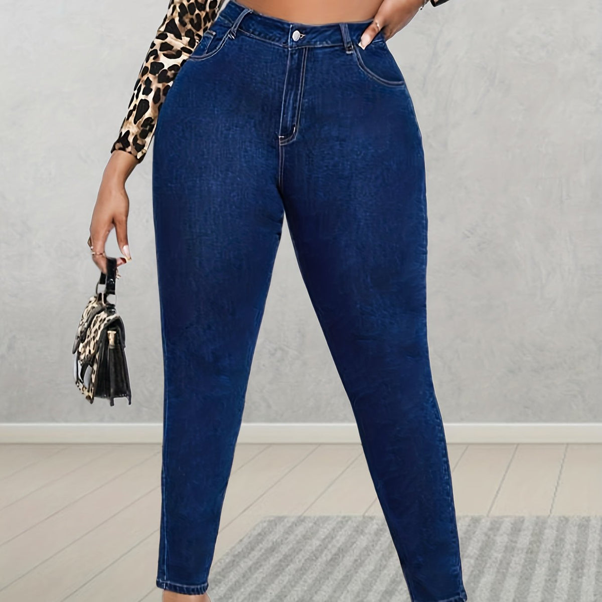  High Rise Skinny Jeans