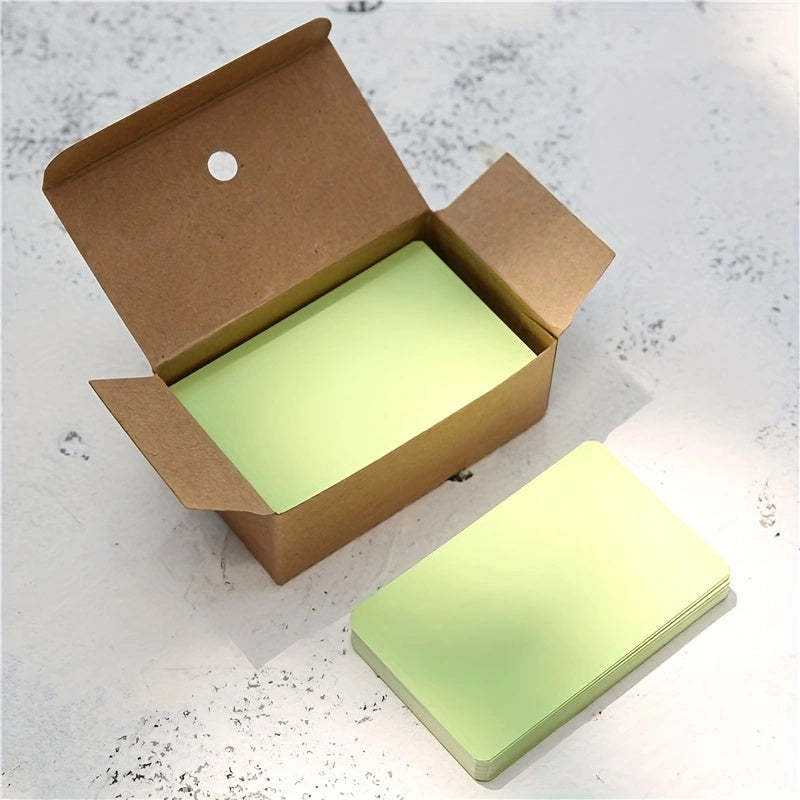100pcs Blank Card Greeting Card Postcard Graffiti Bookmark
